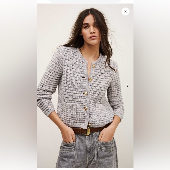 NEW Ba&sh Bash Guspa Cardigan Jacket - Picture 8 of 11